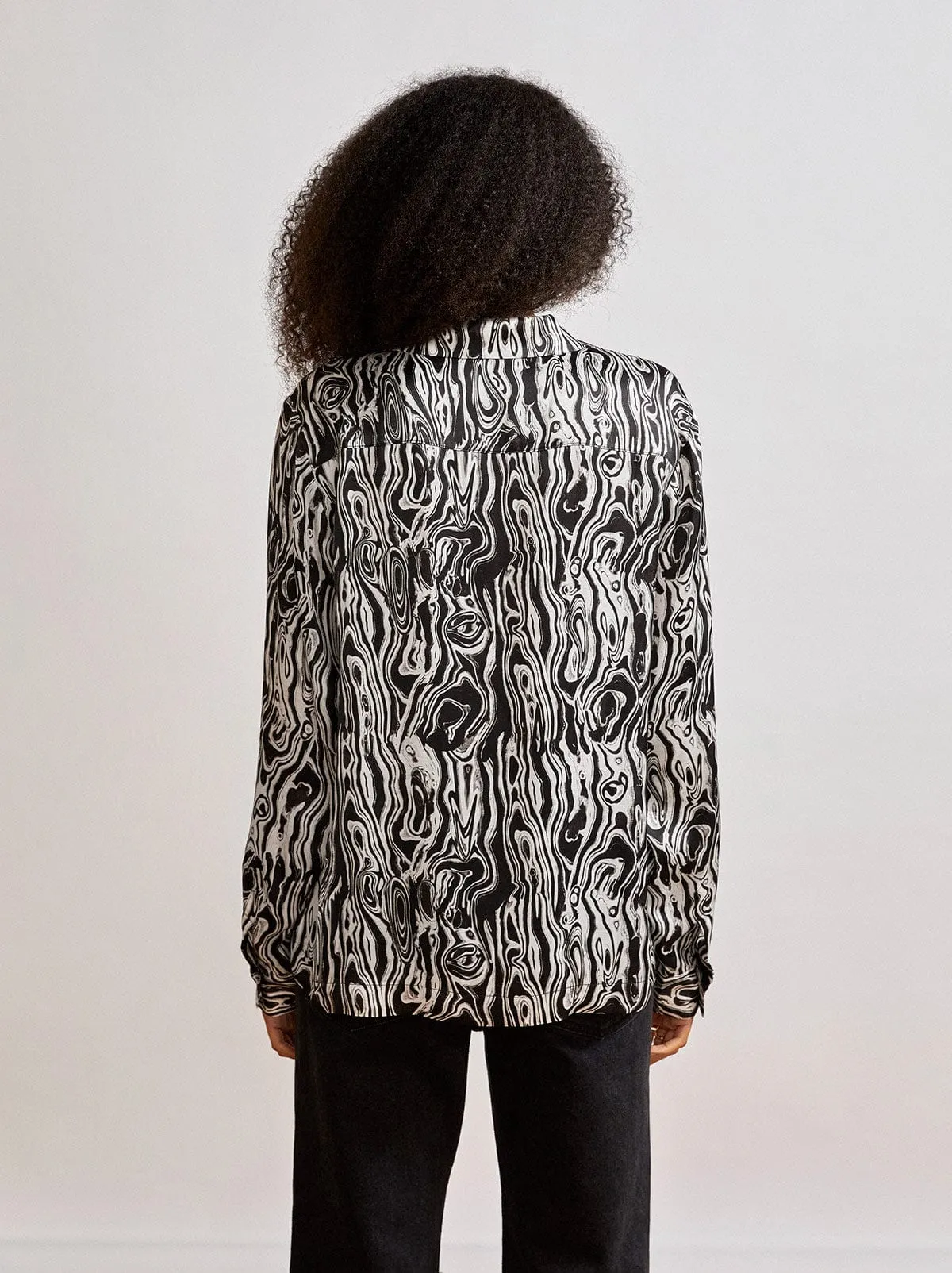 Adina Malachite Print Top