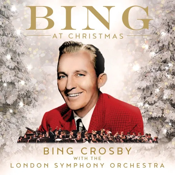 Bing At Christmas Vinyl LP (Clear & Silver Splatter)
