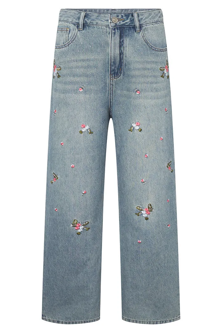 Dolly Denim Trousers - Light Denim