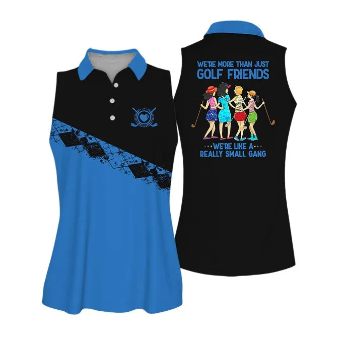 Golf Friends Muticolor Sleeveless Women Polo Shirt For Ladies Golf Shirt