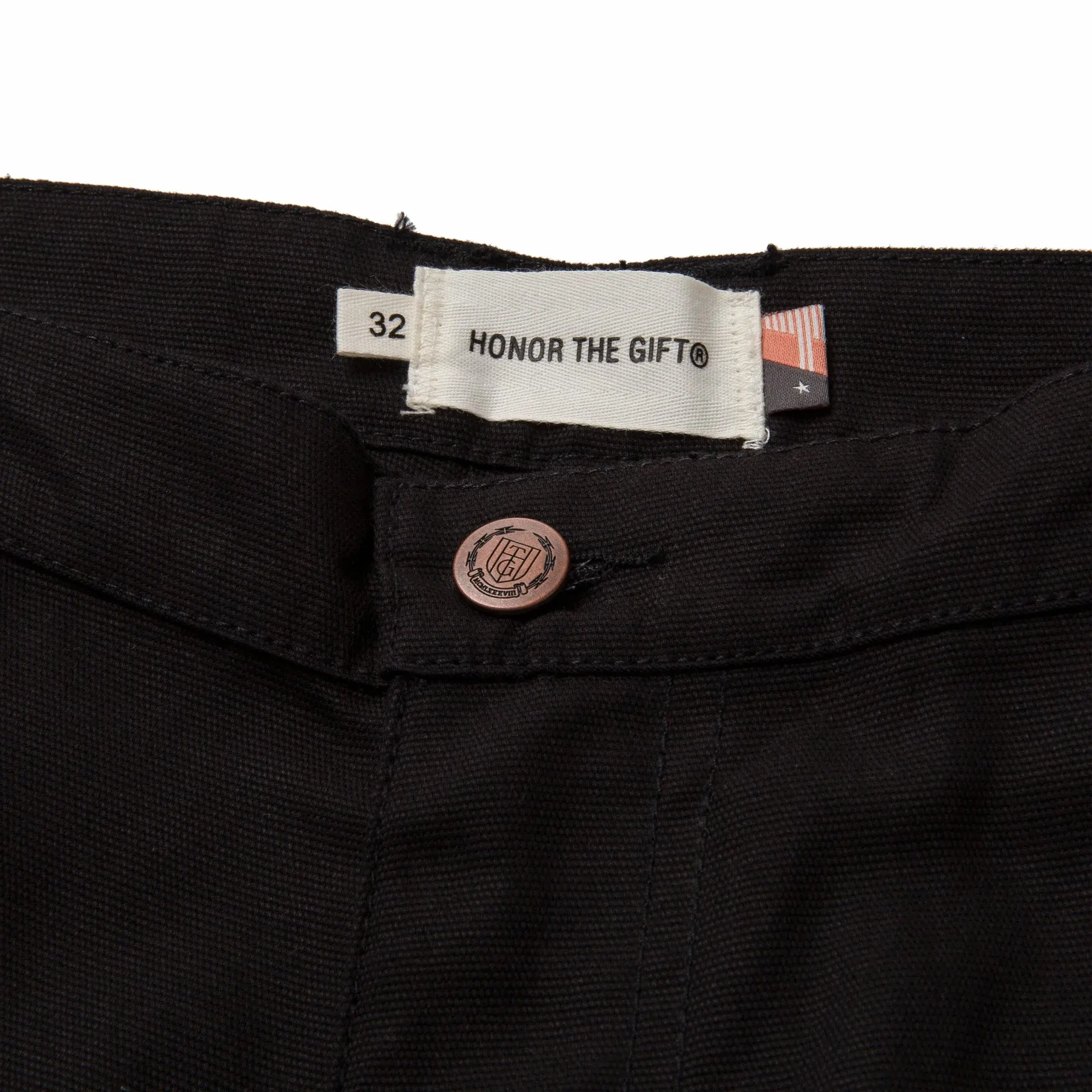 Honor The Gift Canvas Piping Pant (Black)