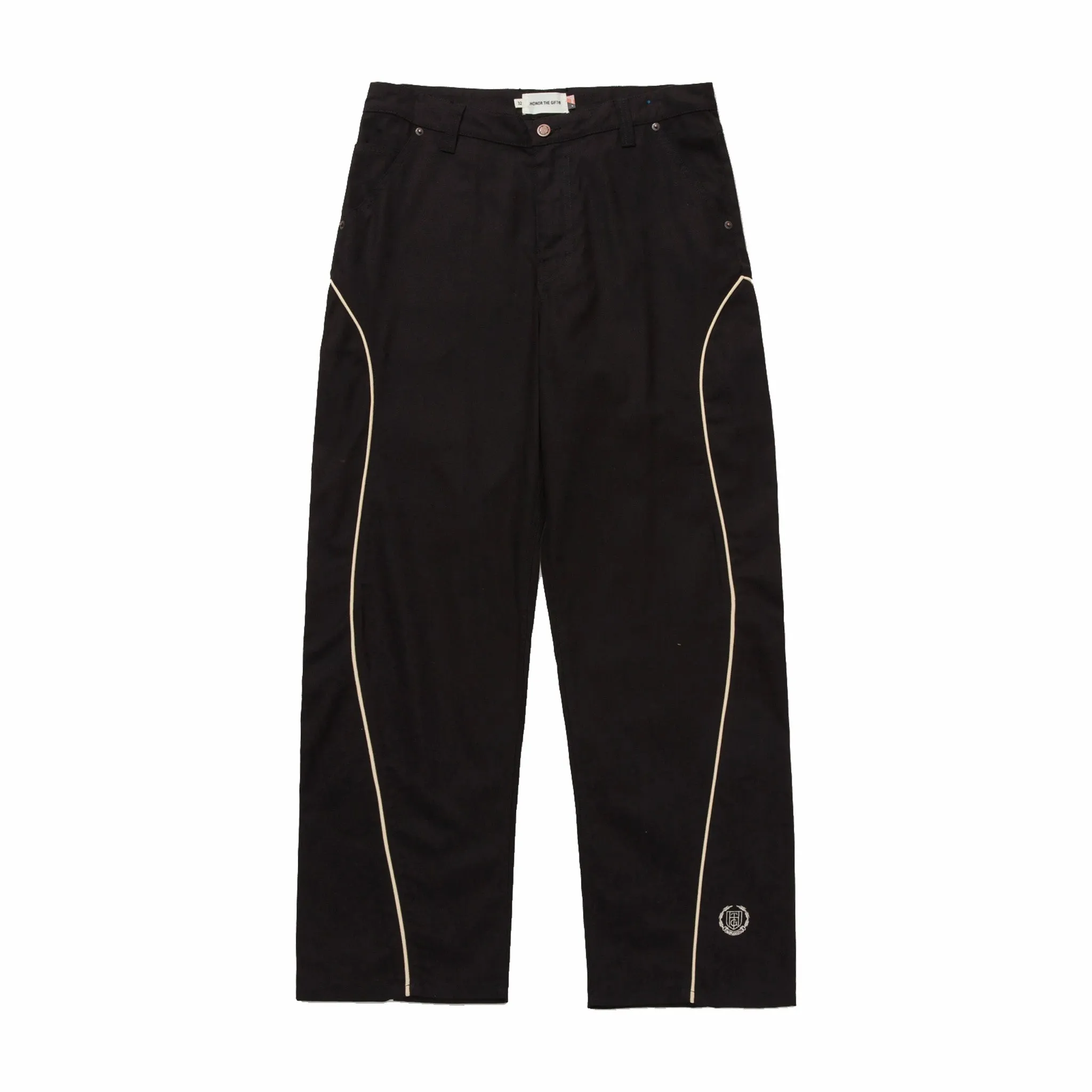 Honor The Gift Canvas Piping Pant (Black)