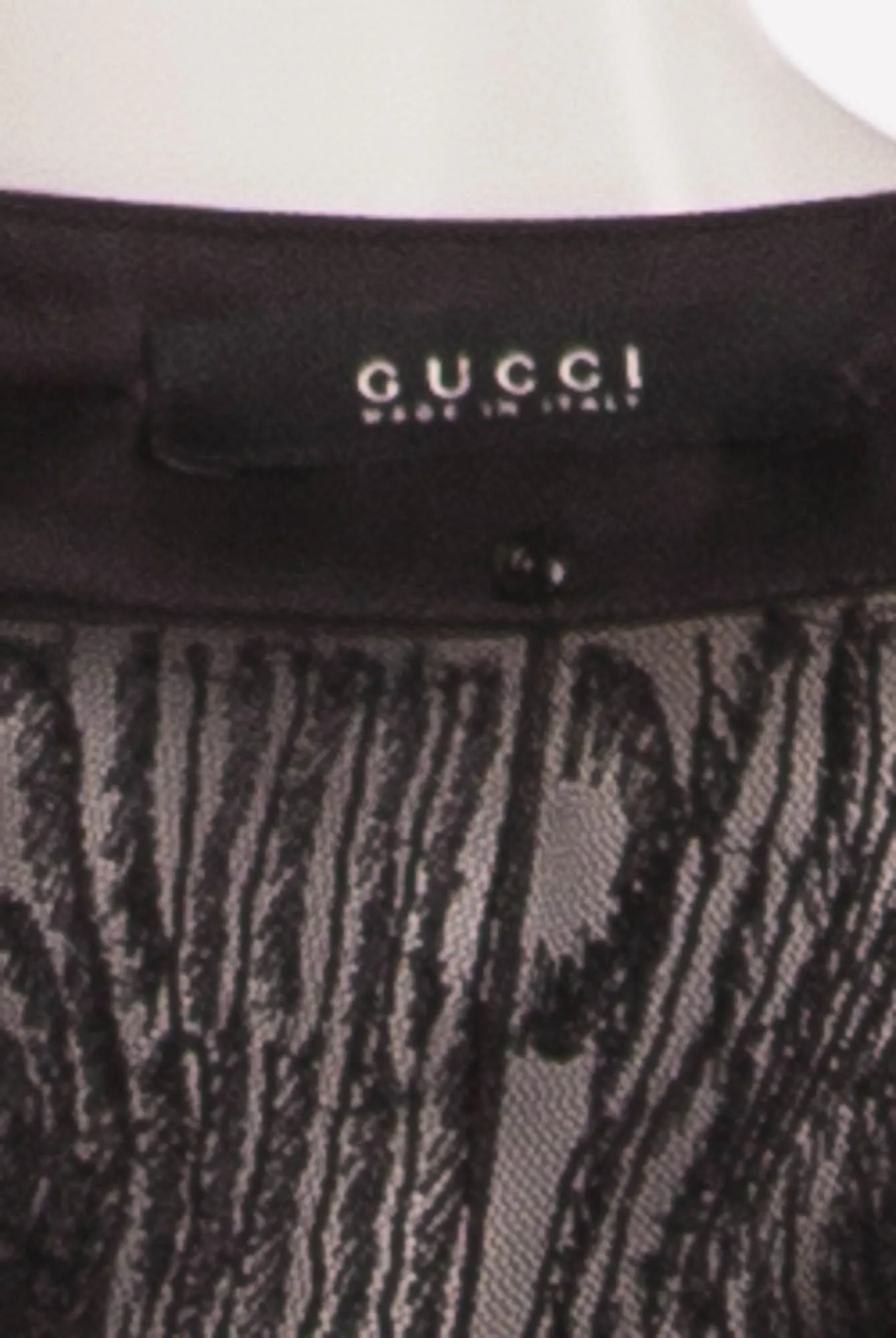 Iconic Tom Ford for Gucci - Collectible Black See Through  Peacock Feather  Embellished Flare Pants - IT 42