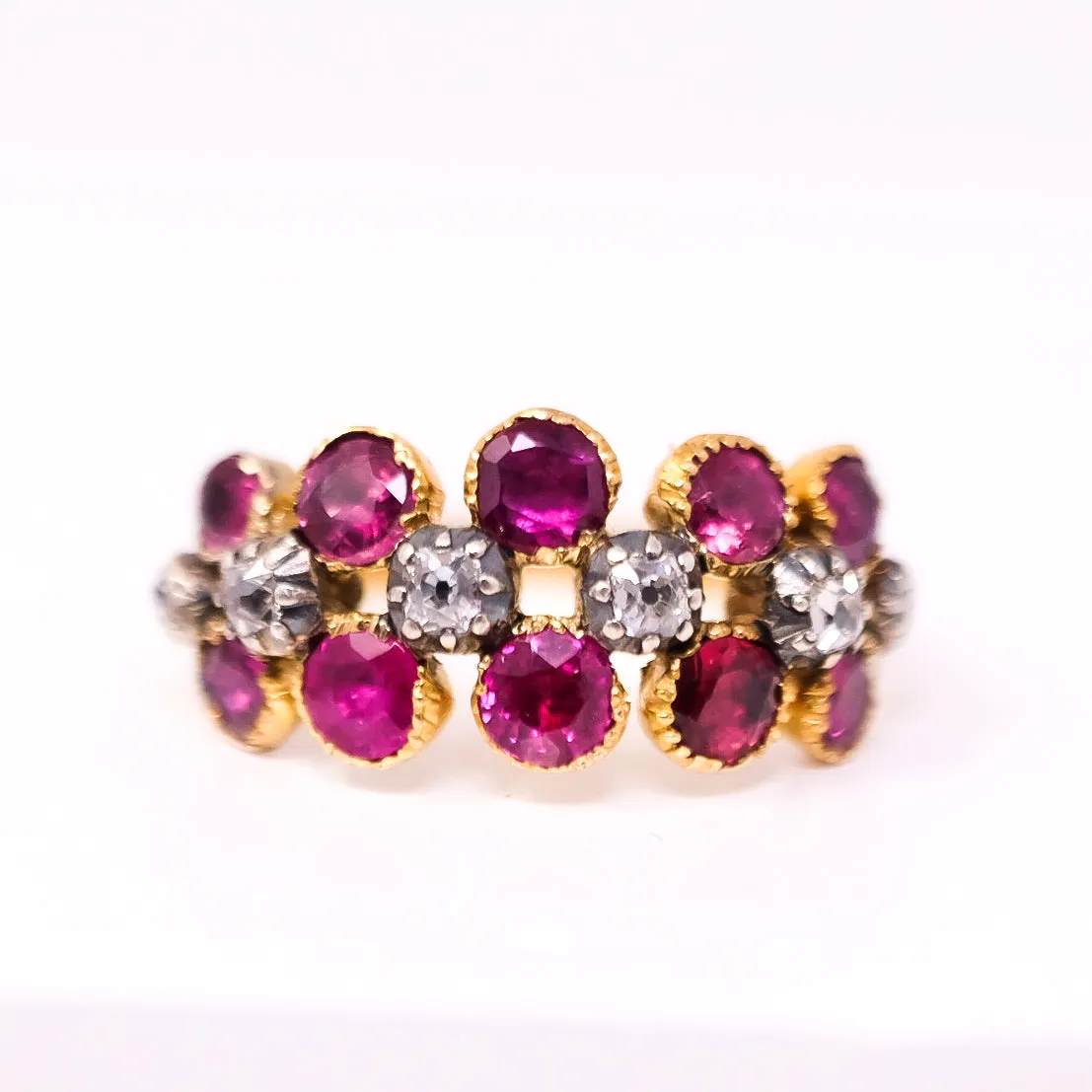 July ruby and diamond ring