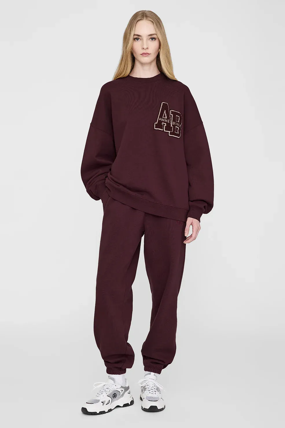 KARTER JOGGER - DARK BURGUNDY