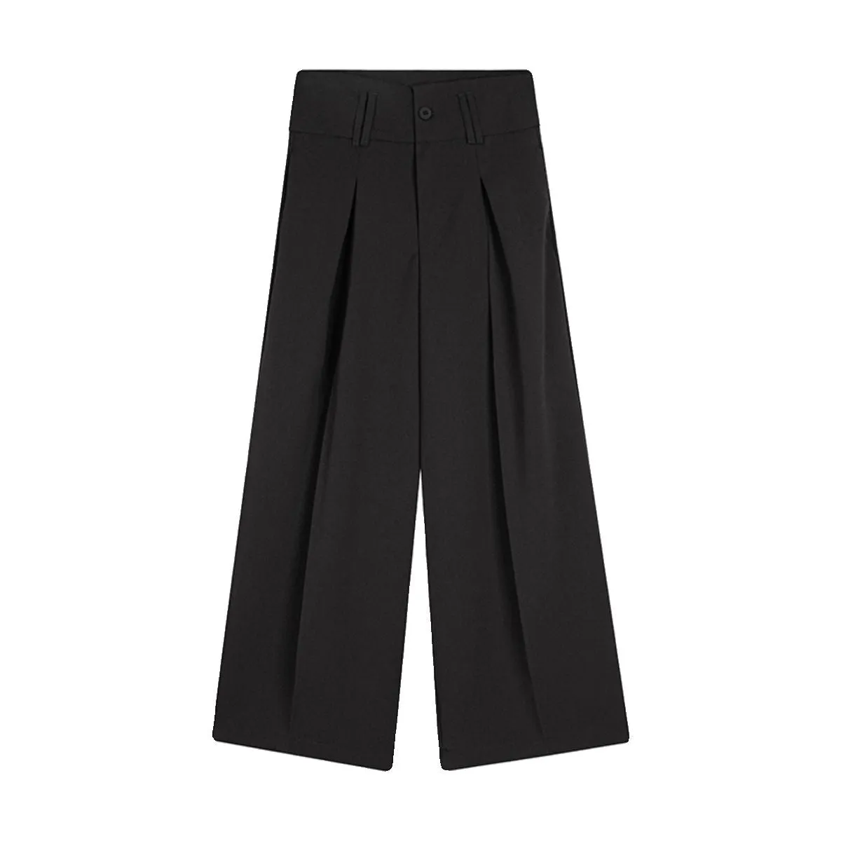 Lazy Pleated Baggy Wide Pants