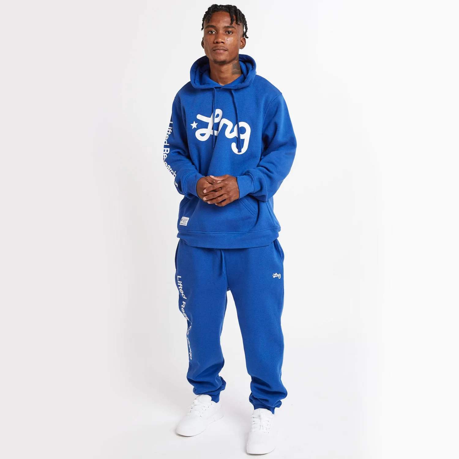 LIFTED SCRIPT JOGGER SWEATPANTS - BLUE
