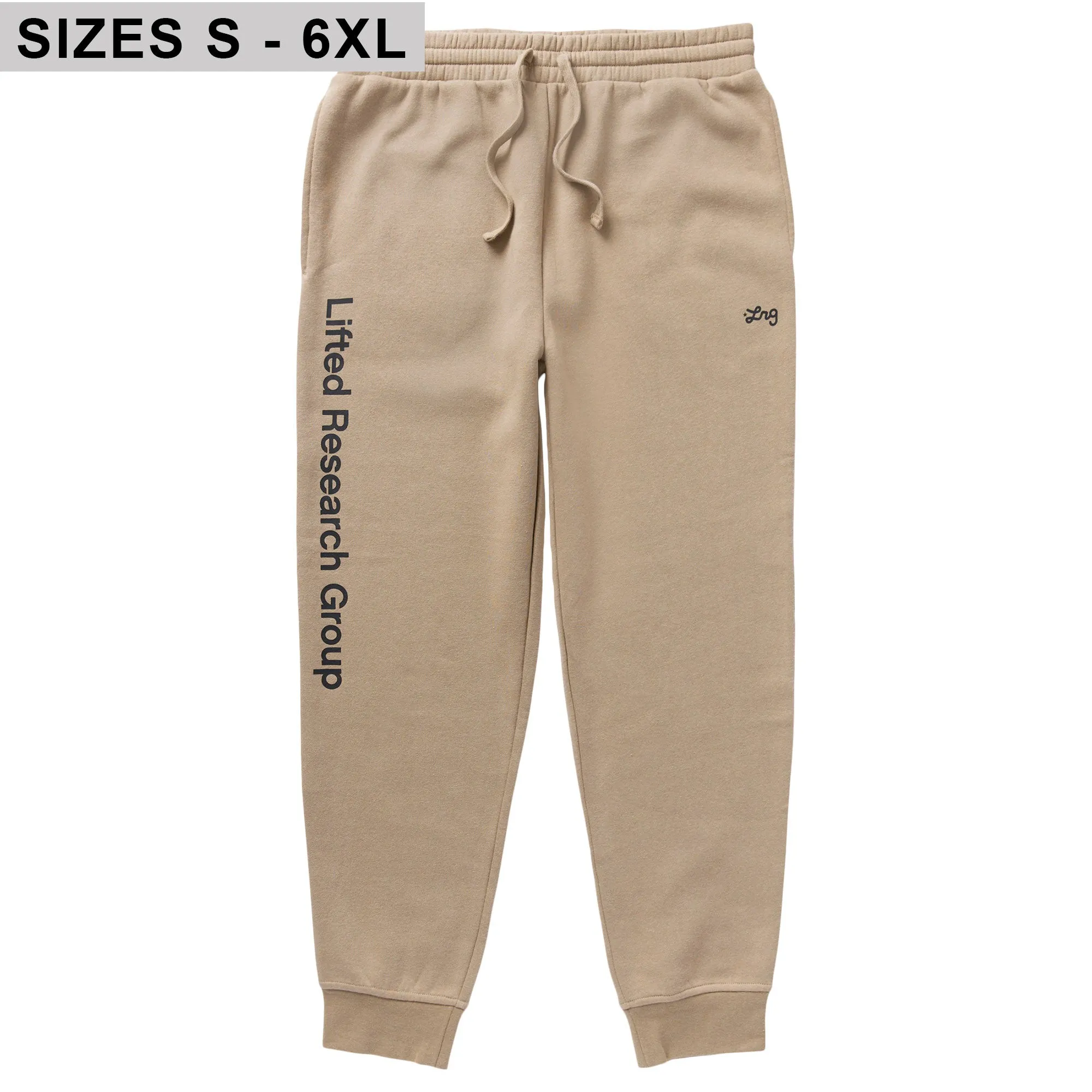 LIFTED SCRIPT JOGGER SWEATPANTS - KHAKI