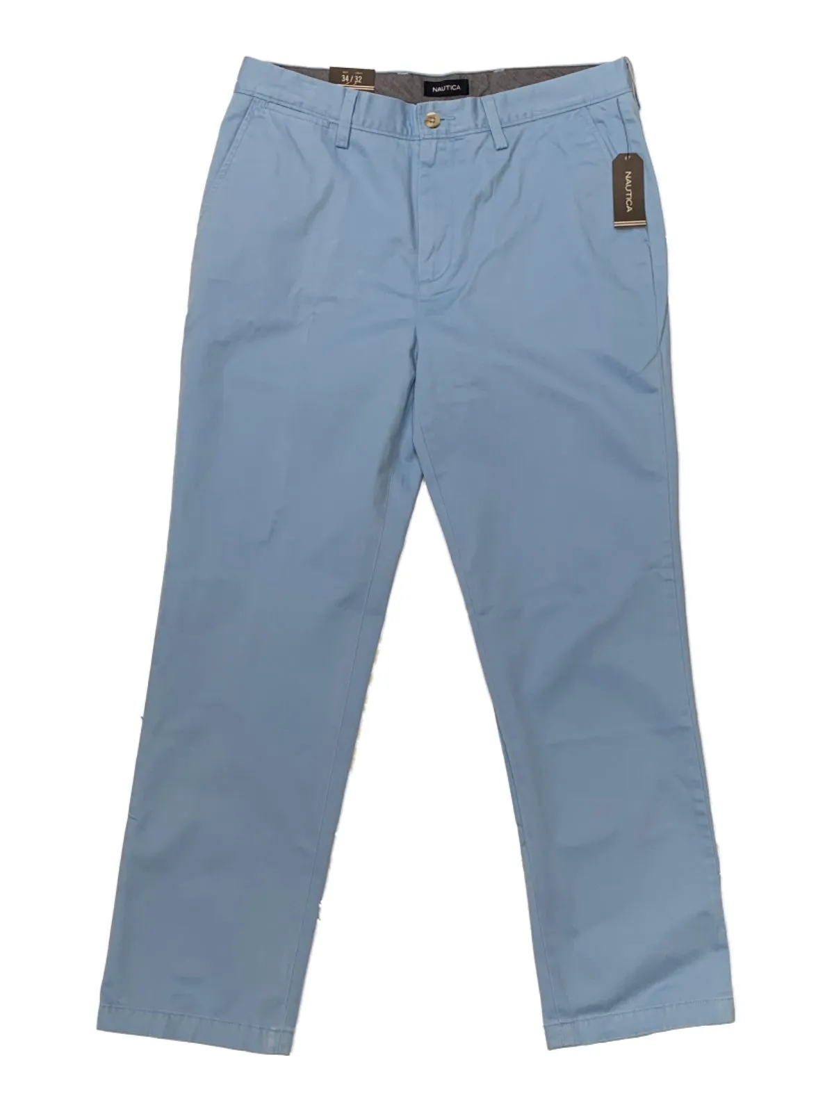 Nautica Men's Dellaro Blue Classic Fit "The Deck Pant" Pants