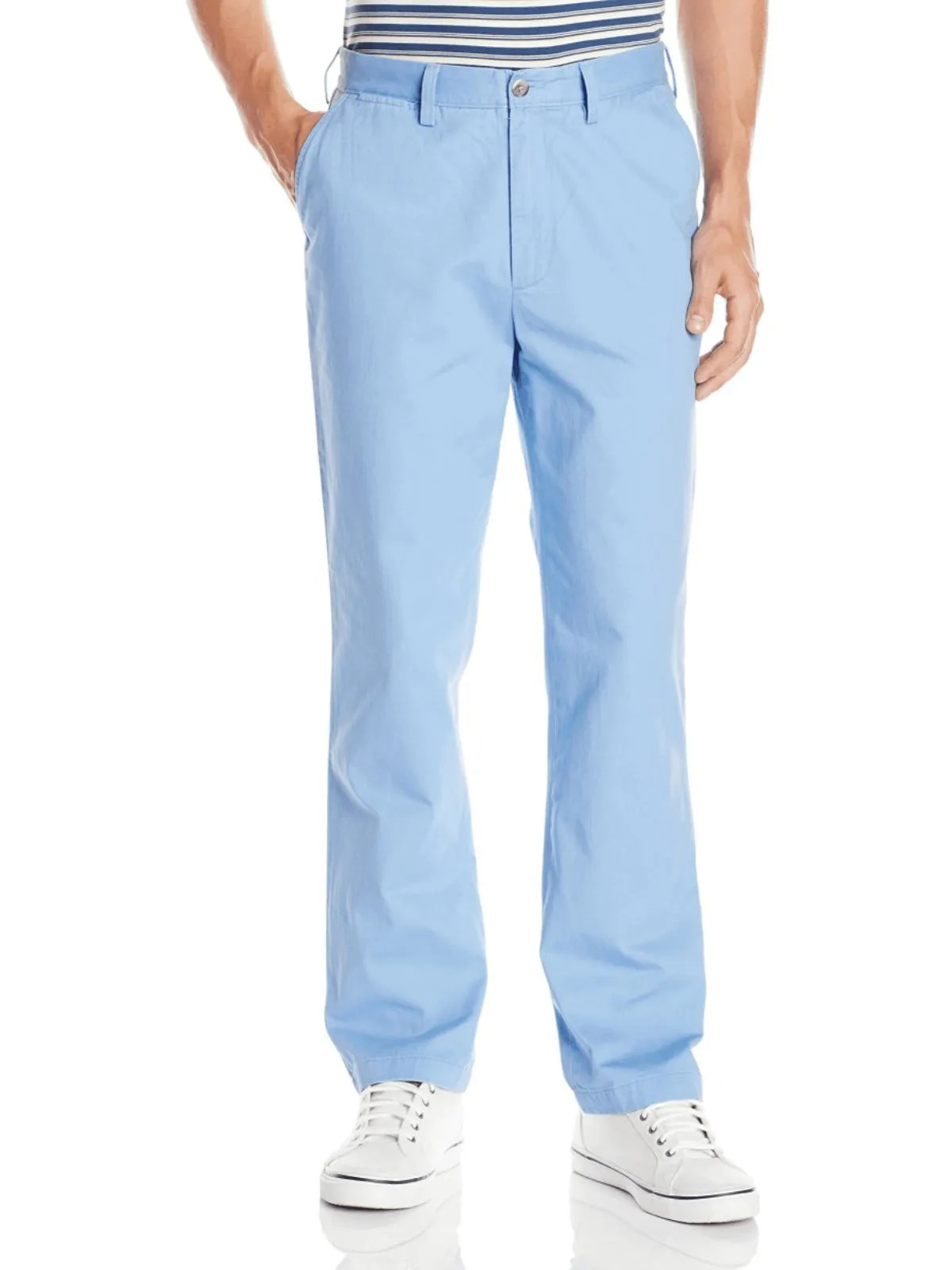 Nautica Men's Dellaro Blue Classic Fit "The Deck Pant" Pants