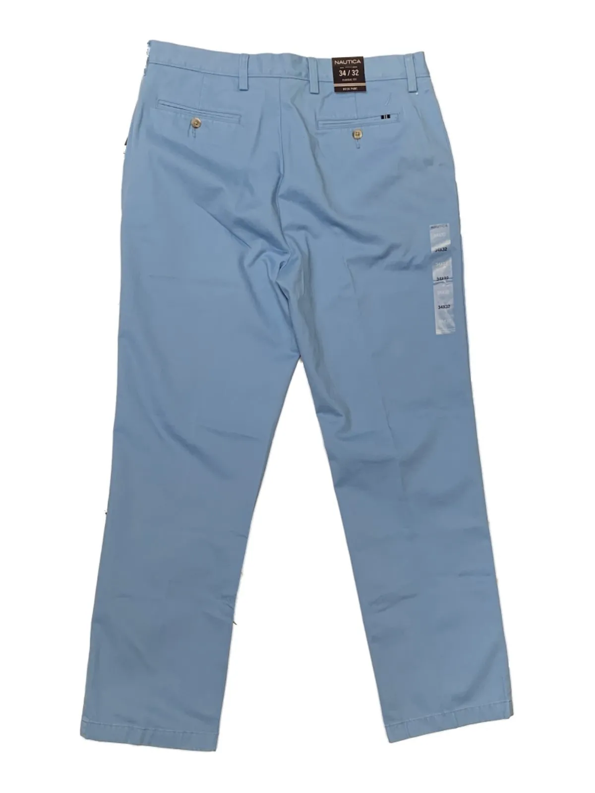 Nautica Men's Dellaro Blue Classic Fit "The Deck Pant" Pants