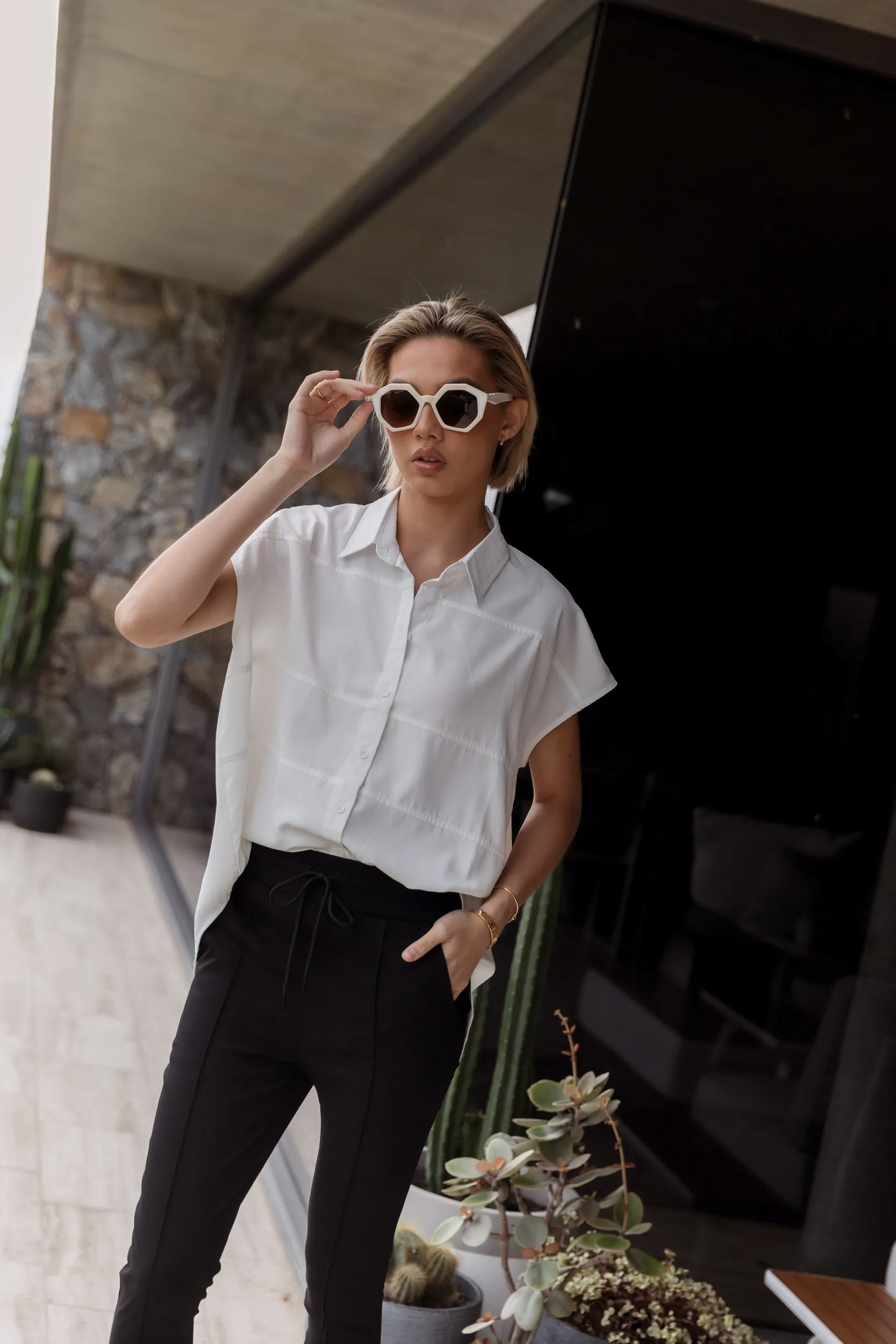 PANDA Blouse White