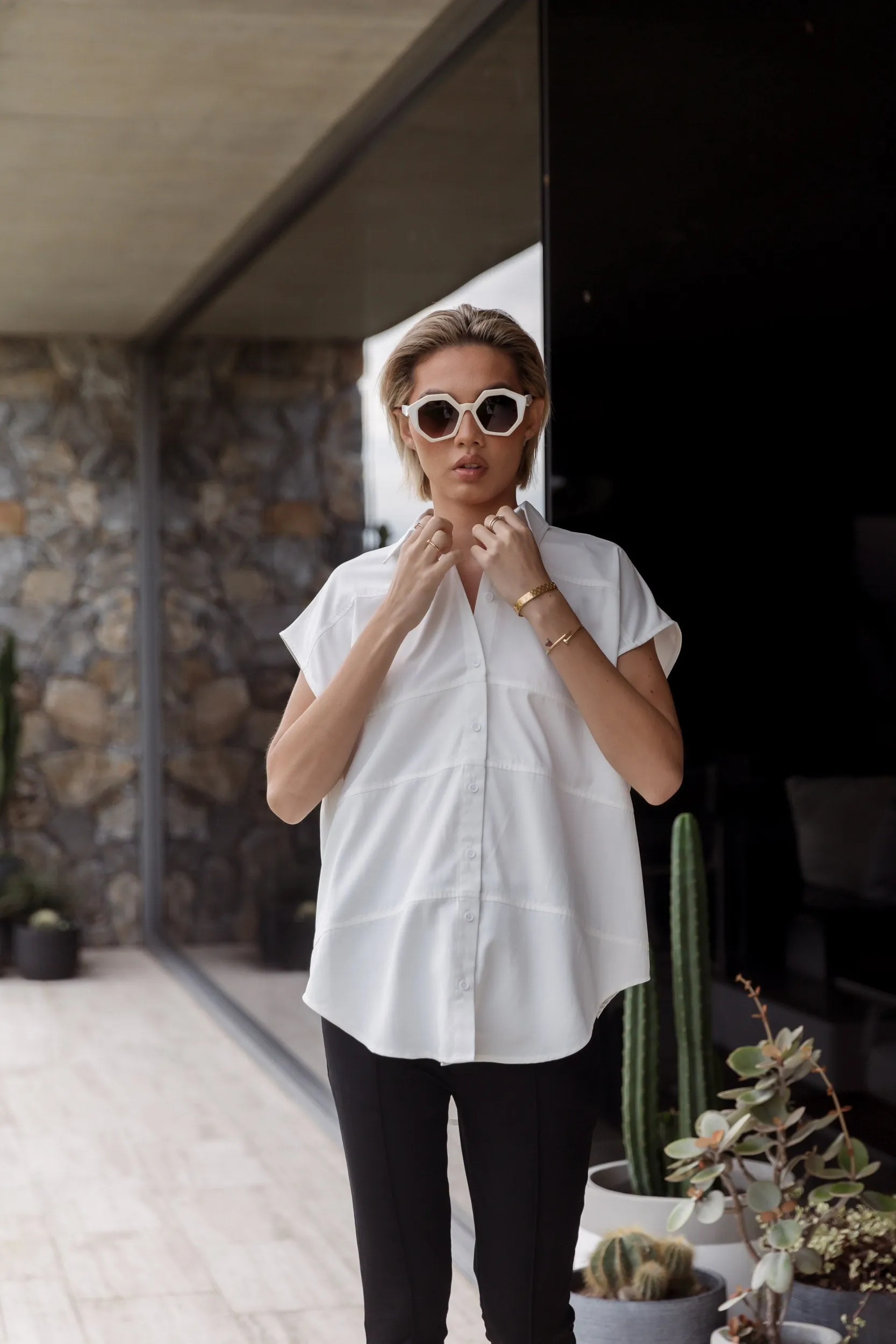 PANDA Blouse White