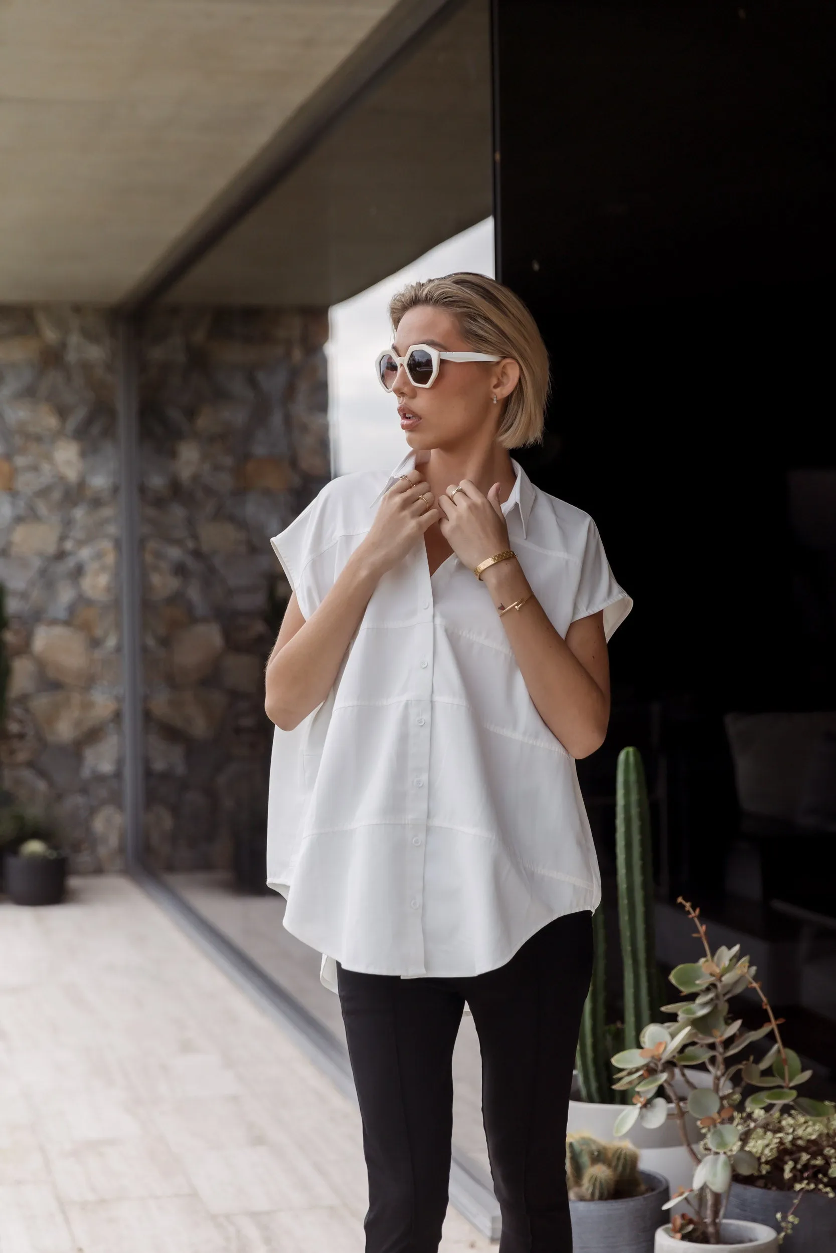 PANDA Blouse White