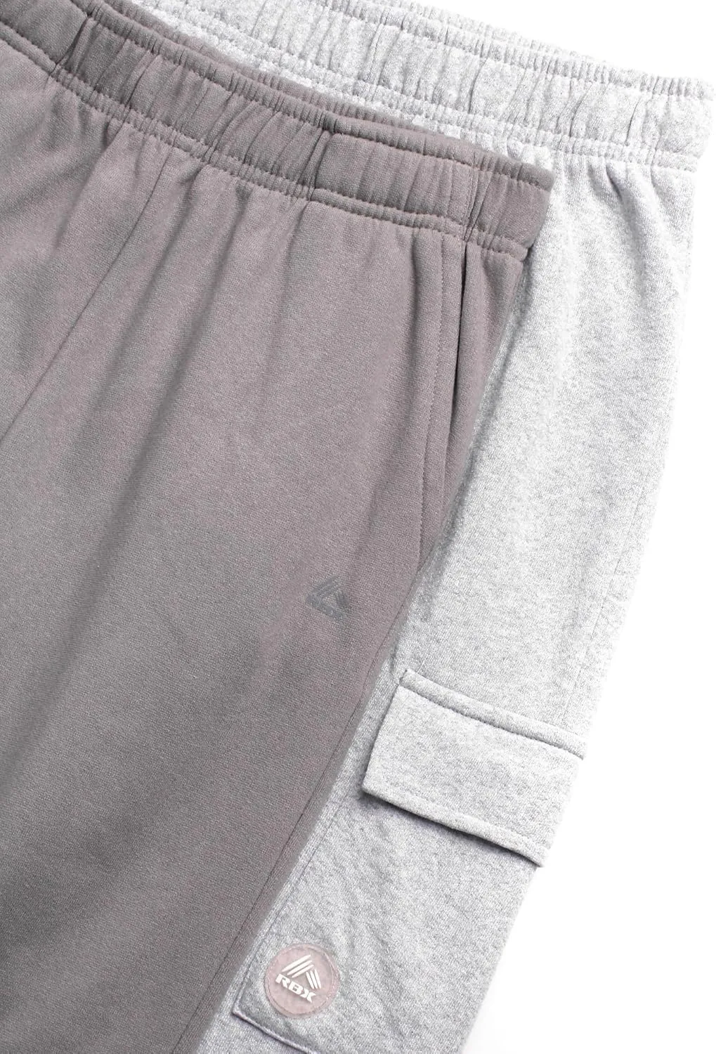 RBX Boys Sweatpants - 2 Pack Performance Fleece Basic Joggers, Athletic Track Pants for Boys with Elastic Waistband (8-16)