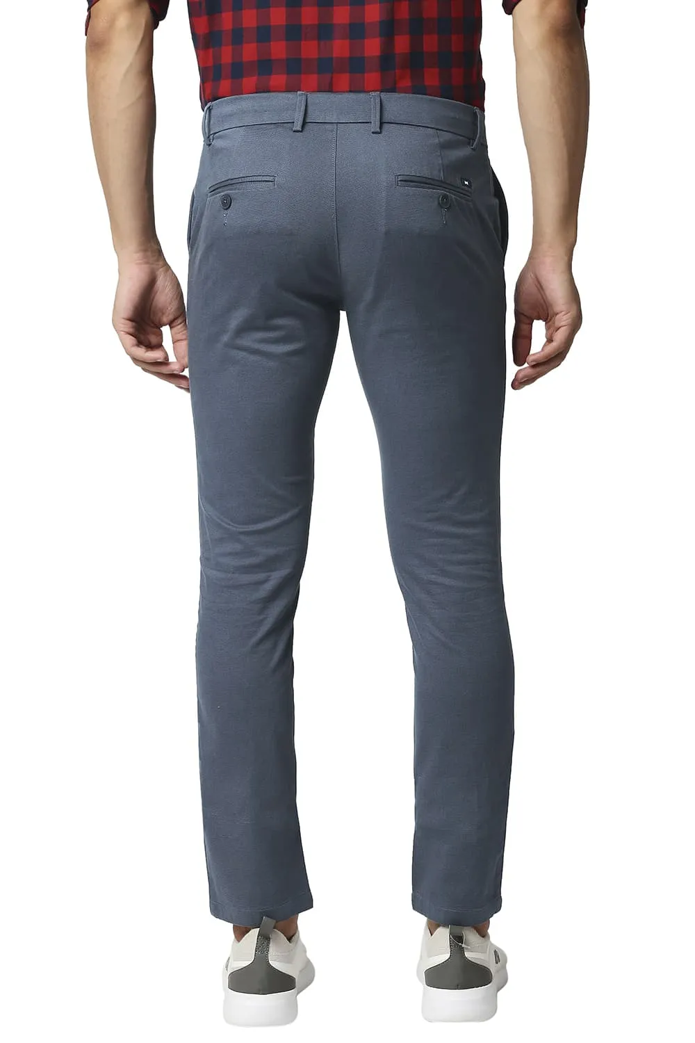 Skinny Fit Stretch Printed Trousers