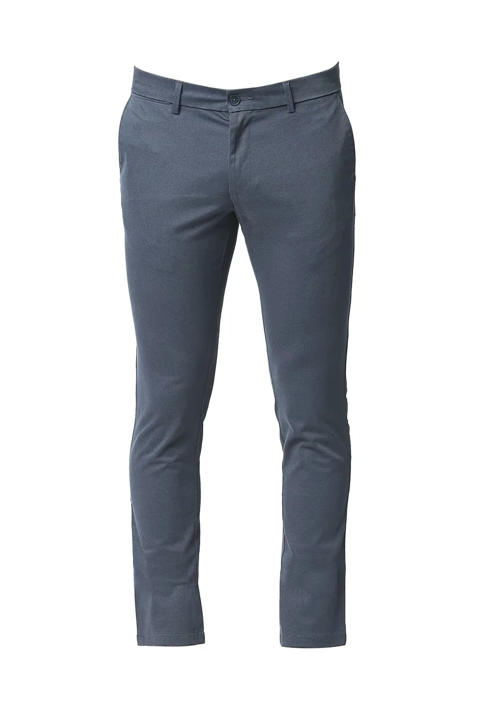 Skinny Fit Stretch Printed Trousers