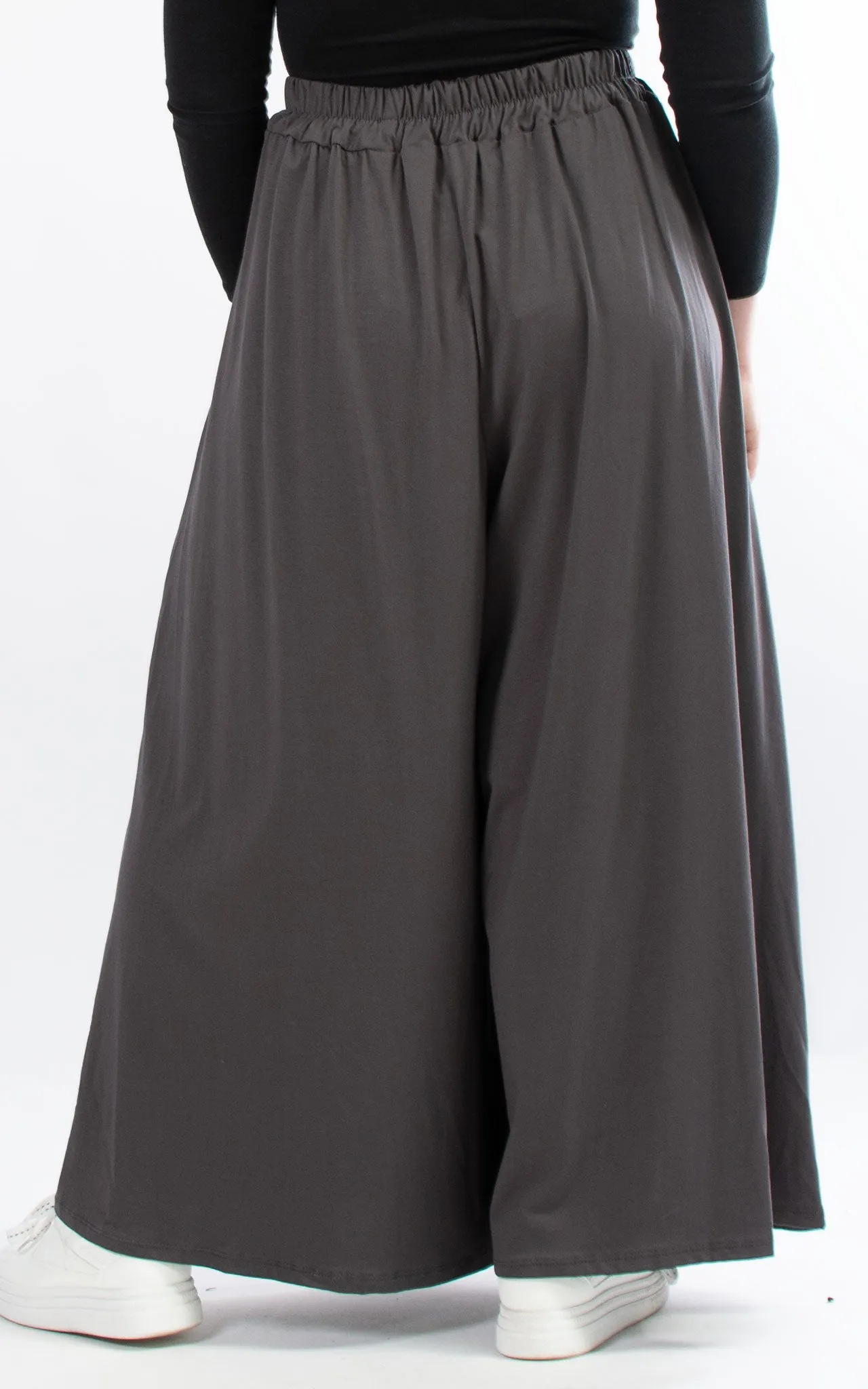 Sue Wide Leg Trousers | Charcoal