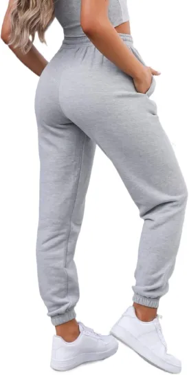 Waitfairy Sweatpants Women - Joggers for Women High Waist Baggy Sweat Pants for Womens Joggers with Pockets