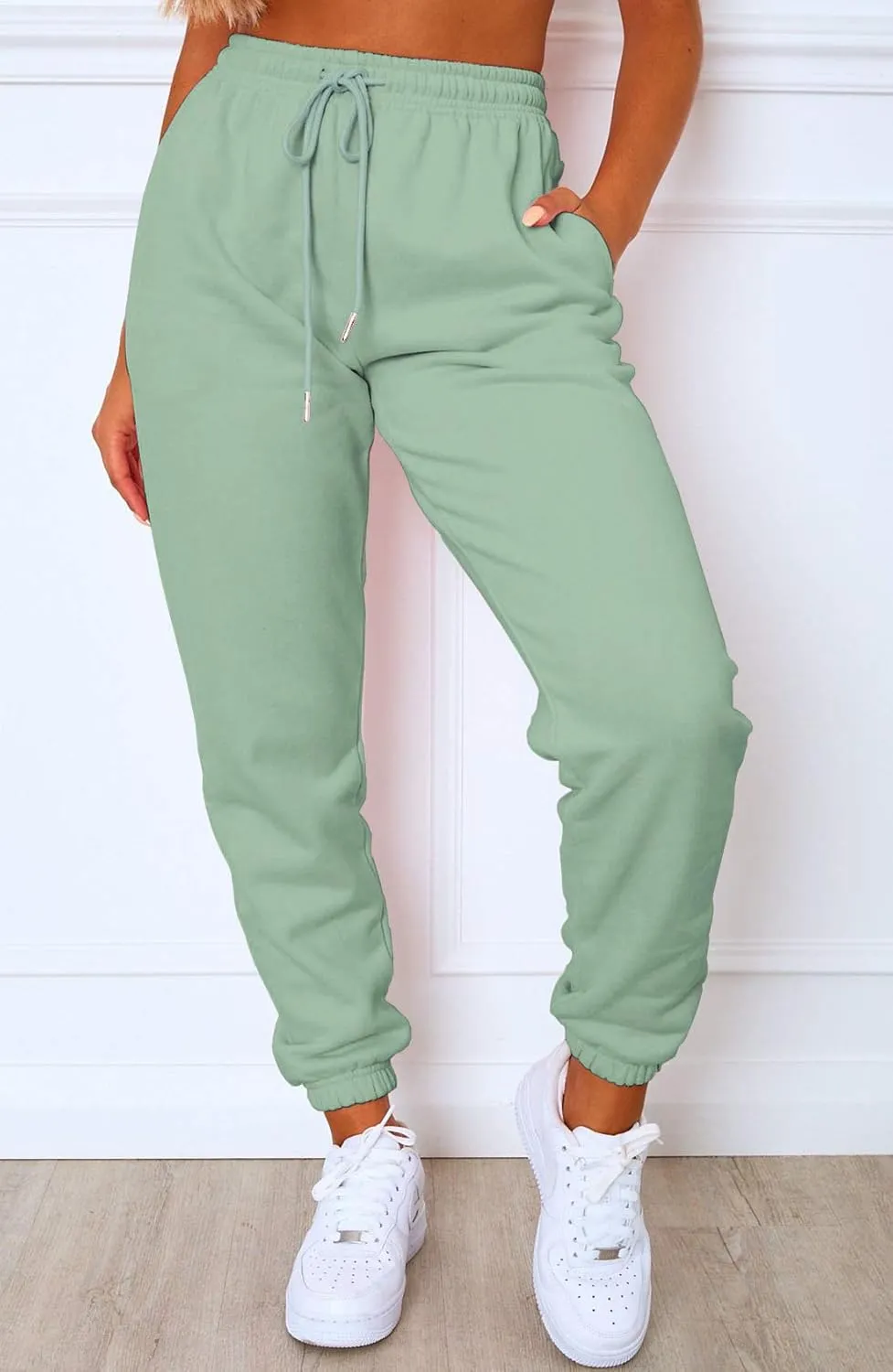 Waitfairy Sweatpants Women - Joggers for Women High Waist Baggy Sweat Pants for Womens Joggers with Pockets
